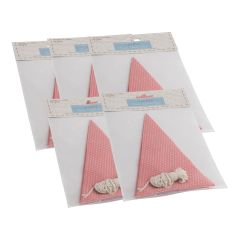 **-Single Design Bunting Kit Pink & White Spot 50 Flags-** ##-Groves and Banks LA085-##