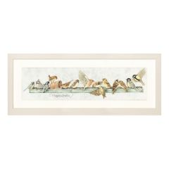 **-Counted Cross Stitch Kit: The Pecking Order (Evenweave)-** ##-Lanarte PN-0007963-##