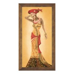 **-Counted Cross Stitch Kit: African Fashion II (Evenweave)-** ##-Lanarte PN-0008097-##