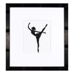 **-Counted Cross Stitch Kit: Ballet Silhouette 2 (Evenweave)-** ##-Lanarte PN-0008132-##