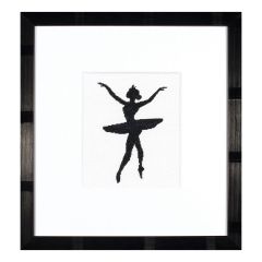 **-Counted Cross Stitch Kit: Ballet Silhouette 3 (Evenweave)-** ##-Lanarte PN-0008133-##