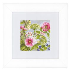 **-Counted Cross Stitch Kit: Peonies (Evenweave)-** ##-Lanarte PN-0146359-##