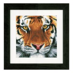 **-Counted Cross Stitch Kit: Tiger (Evenweave)-** ##-Lanarte PN-0156010-##