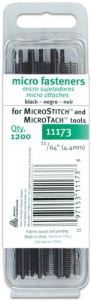 **-Microstitch Fastener Refill :: Black-** ##-Avery Dennison MS11173-0-##