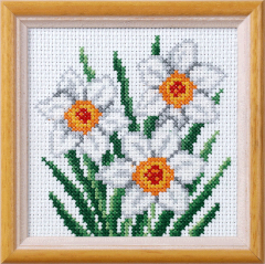 **-Cross Stitch Kit Narcissus-** ##-Orchidea ORC-7513-##
