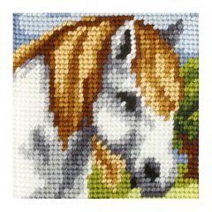**-Embroidery Kit: White Horse-** ##-Orchidea ORC-9611-##