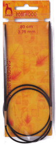 **-Rosewood Circular Knitting Pins 80cm :: 3.75mm-** ##-Pony P50908-##