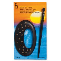 **-Wooden Shawl Pin-** Oval ##-Pony P88102-##