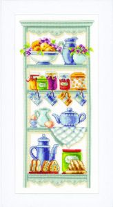 **-Counted Cross Stitch Kit Kitchen Shelf-** ##-Vervaco PN-0021710-##