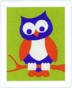 **-Canvas Kit Wise Owl-** ##-Vervaco PN-0144266-##