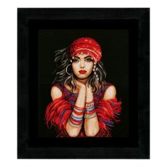 **-Lanarte PN-0144529 Gypsy Girl Counted Cross Stitch Kit-** ##-Lanarte PN-0144529-##