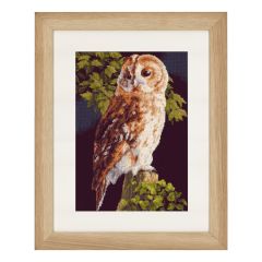 **-Lanarte PN-0146814 Owl Counted Cross Stitch Kit-** ##-Lanarte PN-0146814-##