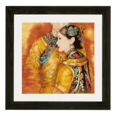 **-Lanarte PN-0147587 Asian Couple Counted Cross Stitch Kit-** ##-Lanarte PN-0147587-##
