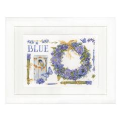 **-Lanarte PN-0149994 Lavender Wreath Aida Counted Cross Stitch Kit-** ##-Lanarte PN-0149994-##