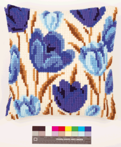 **-Cross Stitch Cushion Crocus-** ##-Vervaco PN-0021764-##