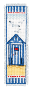 **-Counted Cross Stitch Kit Bookmark Beach Hut-** ##-Vervaco PN-0144278-##