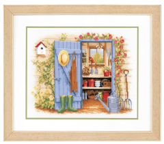 **-Counted Cross Stitch Kit Tool Shed-** ##-Vervaco PN-0146451-##