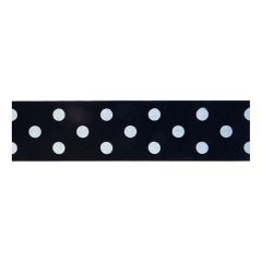 **-Berisfords 25mm Navy Polka Dot Ribbon (20m spool)-** ##-Berisfords Ribbon R1225125-13-##