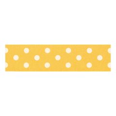 **-Berisfords 25mm Gold Polka Dot Ribbon (20m spool)-** ##-Berisfords Ribbon R1225125-37-##