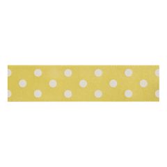 **-Berisfords 25mm Lemon Polka Dot Ribbon (20m spool)-** ##-Berisfords Ribbon R1225125-5-##