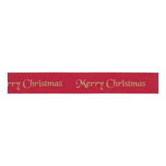 **-Berisfords 10mm Red Merry Christmas Ribbon (20m spool)-** ##-Berisfords Ribbon R1233010-15-##