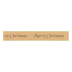 **-Berisfords 25mm Gold/Gold Merry Christmas Ribbon (20m spool)-** ##-Berisfords Ribbon R1233025-7-##
