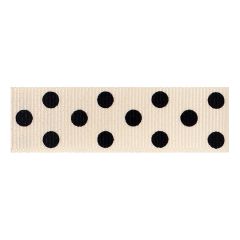 **-Berisfords 15mm Spotty Grosgrain Ribbon (20m spool)-** ##-Berisfords Ribbon R13461-15----##
