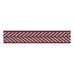 **-Berisfords 10mm Burgundy Herringbone Patterned Ribbon (15m spool)-** ##-Berisfords Ribbon R139210-1019-##