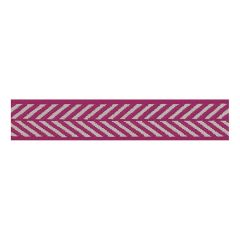 **-Berisfords 10mm Fuchsia Herringbone Patterned Ribbon (15m spool)-** ##-Berisfords Ribbon R139210-402-##