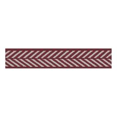 **-Berisfords 25mm Burgundy Burgunday Herringbone Patterned Ribbon (15m spool)-** ##-Berisfords Ribbon R139225-1019-##