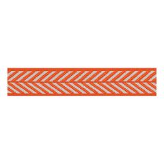 **-Berisfords 25mm Orange Herringbone Patterned Ribbon (15m spool)-** ##-Berisfords Ribbon R139225-1407-##