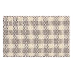 **-Berisfords 10mm Grey Natural Gingham Ribbon (20m spool)-** ##-Berisfords Ribbon R143810-7-##