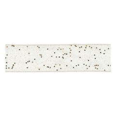 **-Berisfords 15mm Cream Random Glitter Ribbon (20m spool)-** ##-Berisfords Ribbon R4280215-50-##