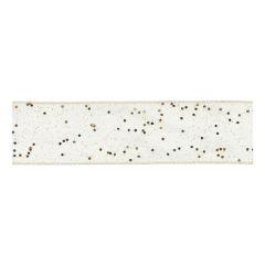 **-Berisfords 25mm Cream Random Glitter Ribbon (20m spool)-** ##-Berisfords Ribbon R4280225-50-##