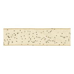 **-Berisfords 25mm Honey Gold Random Glitter Ribbon (20m spool)-** ##-Berisfords Ribbon R4280225-678-##