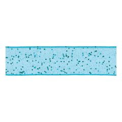 **-Berisfords 40mm Peacock Random Glitter Ribbon (20m spool)-** ##-Berisfords Ribbon R4280240-4-##