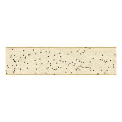 **-Berisfords 40mm Honey Gold Random Glitter Ribbon (20m spool)-** ##-Berisfords Ribbon R4280240-678-##