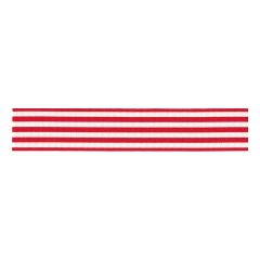 **-Berisfords 9mm Red Stripes Ribbon (25m spool)-** ##-Berisfords Ribbon R431529-117-##