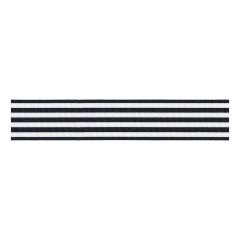 **-Berisfords 9mm Black Stripes Ribbon (25m spool)-** ##-Berisfords Ribbon R431529-142-##