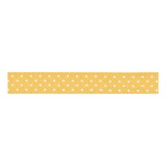 **-Berisfords 15mm Gold Micro Dot Polyester Ribbon (20m spool)-** ##-Berisfords Ribbon R593215-37-##