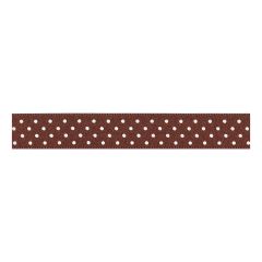 **-Berisfords 25mm Brown Micro Dot Polyester Ribbon (20m spool)-** ##-Berisfords Ribbon R593225-25-##