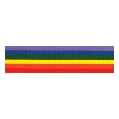**-Berisfords Multicolour Rainbow Ribbon (20m spool)-** ##-Berisfords Ribbon R60003----1-##