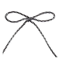 **-Berisfords 3mm Black/White Bakers Twine Ribbon (20m spool)-** ##-Berisfords Ribbon R600443-3-##