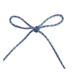 **-Berisfords 3mm Peacock/White Bakers Twine Ribbon (20m spool)-** ##-Berisfords Ribbon R600443-5-##