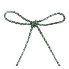 **-Berisfords 3mm Fern Green/White Bakers Twine Ribbon (20m spool)-** ##-Berisfords Ribbon R600443-6-##