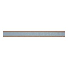 **-Berisfords 15mm Baby Blue Oatmeal Stripe Ribbon (15m spool)-** ##-Berisfords Ribbon R6008315-5-##