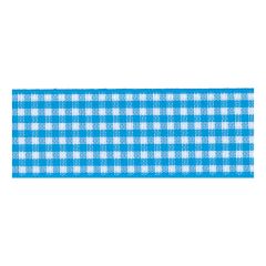 **-Berisfords 25mm Peacock Gingham Ribbon (20m spool)-** ##-Berisfords Ribbon R739125-4-##