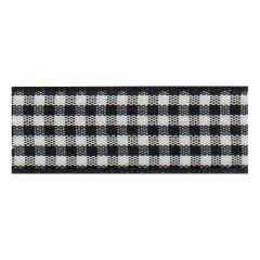 **-Berisfords 40mm Black Gingham Ribbon (20m spool)-** ##-Berisfords Ribbon R739140-10-##
