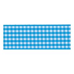 **-Berisfords 40mm Peacock Gingham Ribbon (20m spool)-** ##-Berisfords Ribbon R739140-4-##