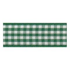 **-Berisfords 5mm Hunter Green Gingham Ribbon (20m spool)-** ##-Berisfords Ribbon R73915-455-##